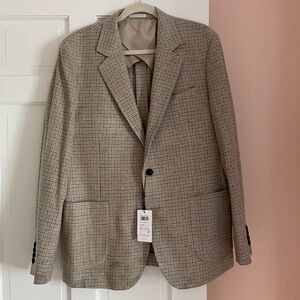 NWT Men’s Reiss Houndstooth Tweed Blazer jacket